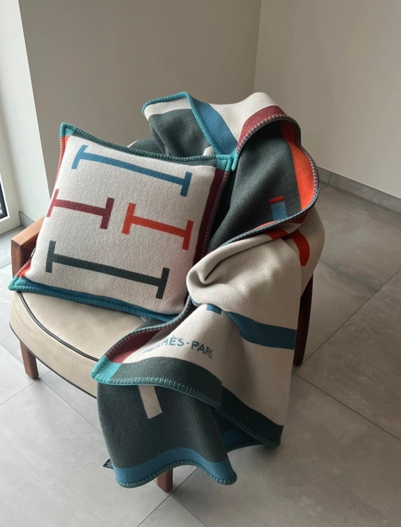 Ensemble Plaid + Coussin
